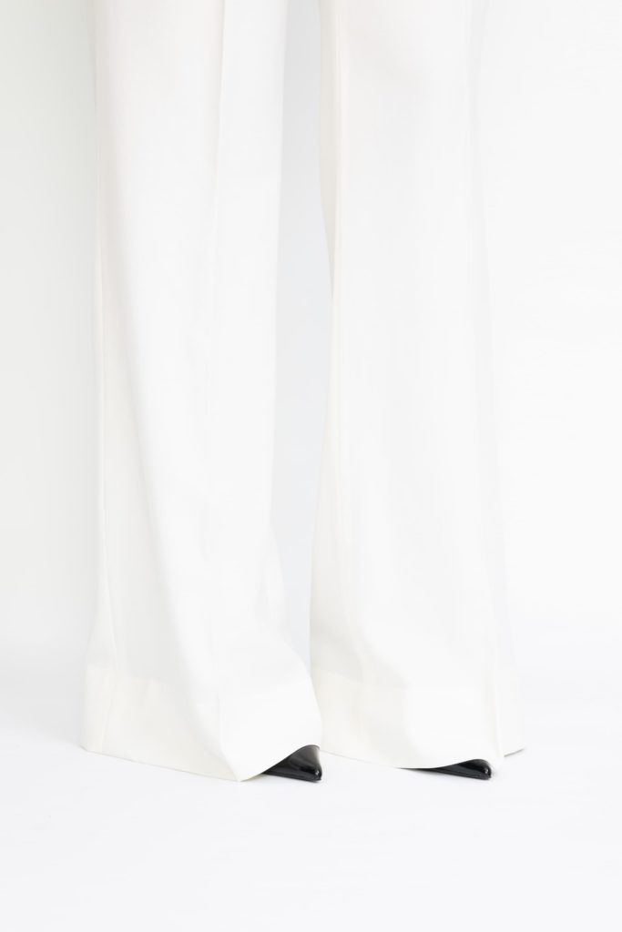 Bordeaux Limited Edition Trousers – Flared trousers in white29681