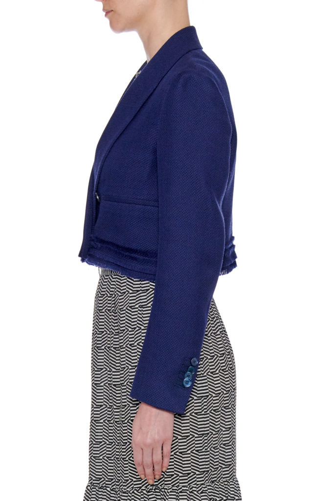 Murcia Jacket – Shawl collar cropped jacket in navy30285