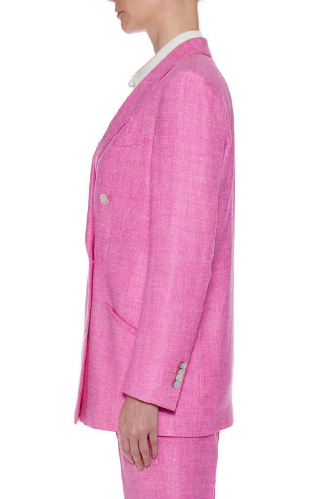 Pamplona Jacket – Relaxed fit boyfriend suit jacket in pink30377