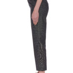 Dunkrik Trousers – High-waisted slim cigarette trousers in black30329