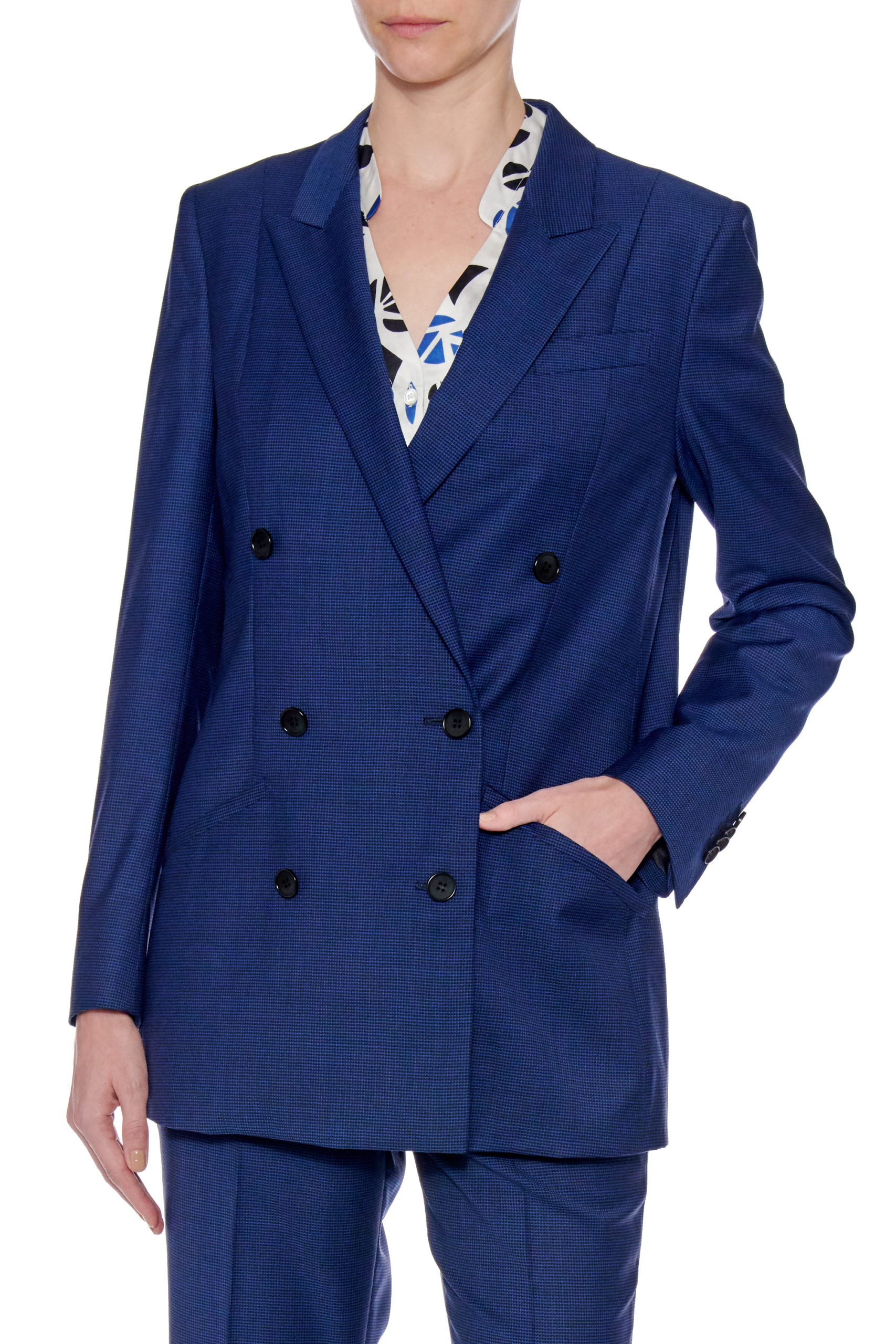 Pamplona Jacket – Relaxed fit boyfriend suit jacket in navy