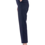 Dunkrik Trousers – High-waisted slim cigarette trousers in navy30326