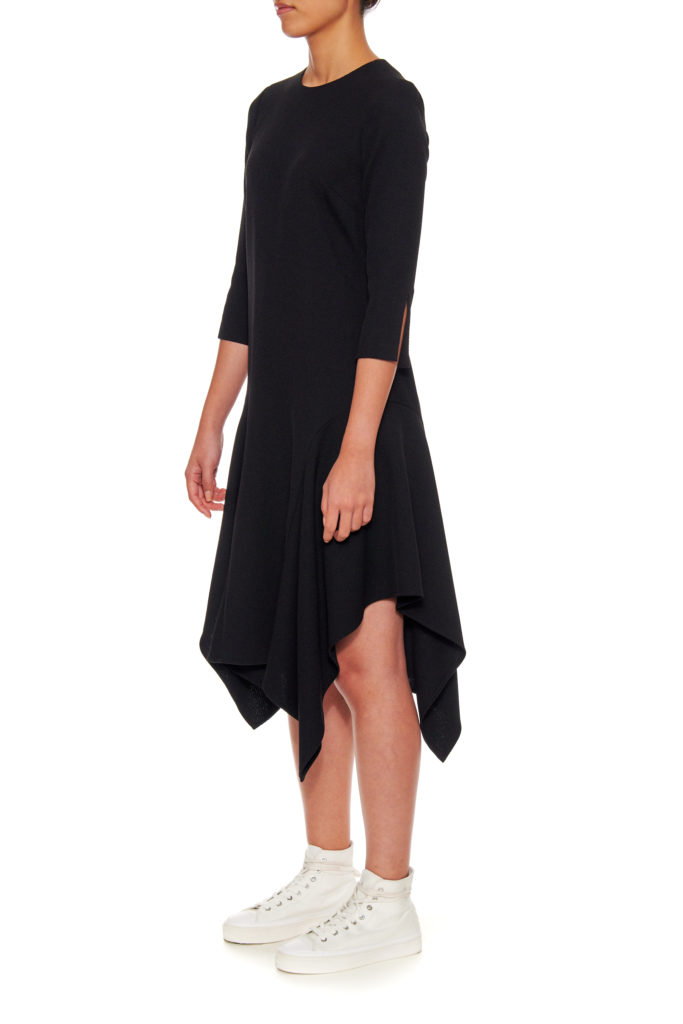 Dijon Dress – Shift dress with handkerchief hem30106