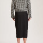 Ashford Coat – Double breasted short jacket in black dogtooth30023