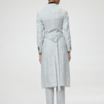 Palermo Coat – Double breasted long suit jacket in grey30069