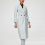 Palermo Coat – Double breasted long suit jacket in grey30068