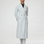 Palermo Coat – Double breasted long suit jacket in grey30070