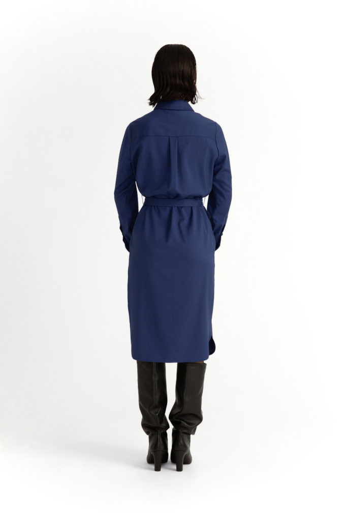 Skara Shirt Dress – Shirt dress in royal blue29913