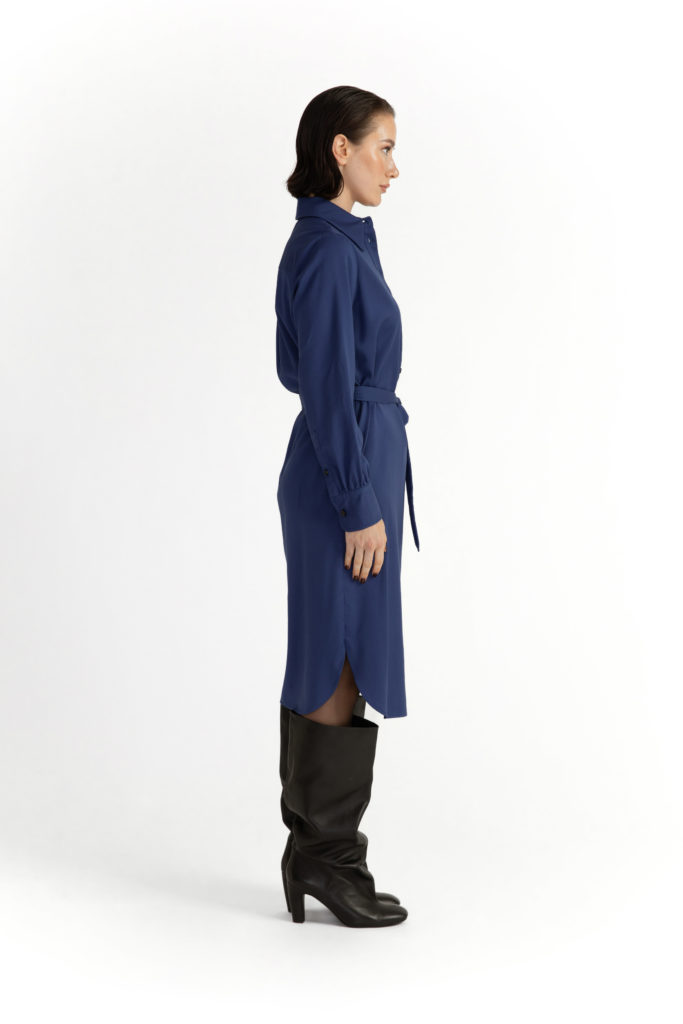 Skara Shirt Dress – Shirt dress in royal blue29916