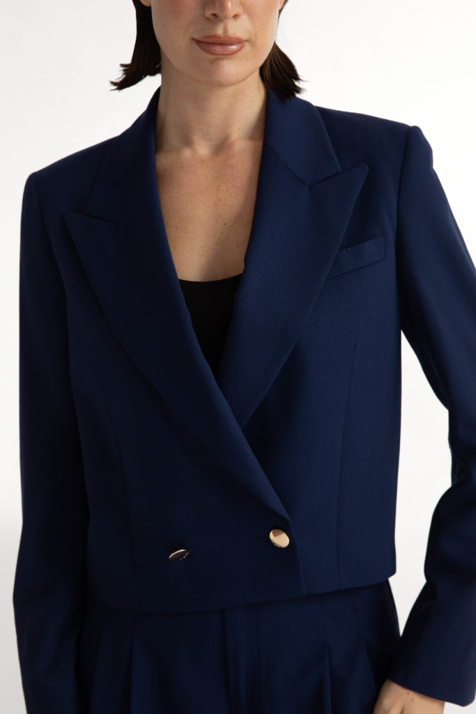 Solna Jacket – Cropped jacket in navy blue29918