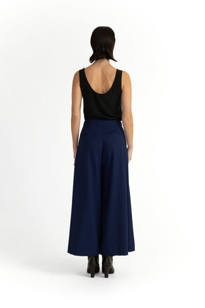 Borgholm Trousers – Wide-leg tent trousers in blue29975