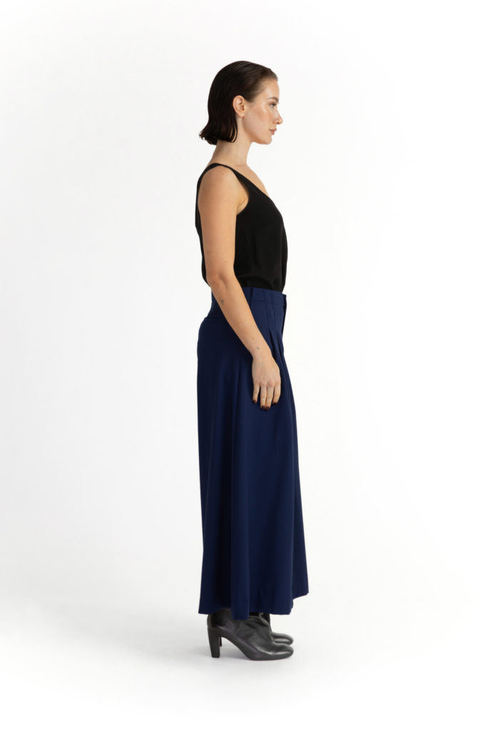 Borgholm Trousers – Wide-leg tent trousers in blue29977